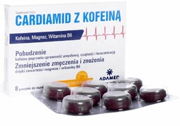 CARDIAMID z KOFEINĄ pastylki do ssania 8 sztuk
