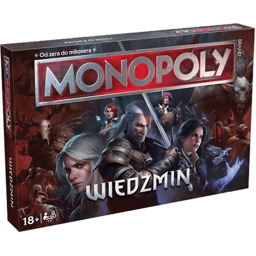 Gra planszowa HASBRO Monopoly Wiedźmin Wielokolorowy