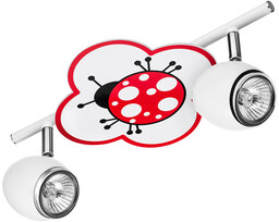 Lampa sufitowa Fly 2xGU10 maks. 50W biały metal/chromowany