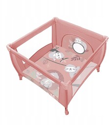 Kojec Espiro Play kolor 08 pink, łóżeczko.