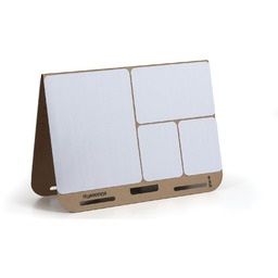 Flipchart przenośny samoprzylepny, 125 arkuszy, mix rozmiarów