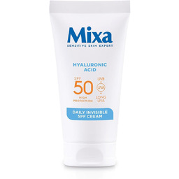 Nawilżający krem do twarzy SPF50 Mixa Przeciw Przesuszeniom-