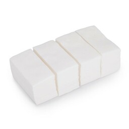 Perforowane waciki bezpyłowe do paznokci AlleMed 10x5 cm