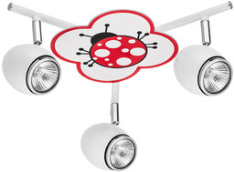 Lampa sufitowa Fly 3xGU10 maks. 50W biały metal/chromowany