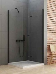 NEW TRENDY D-0239A/D-0114B Kabina prysznicowa NEW SOLEO BLACK