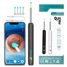 Smart Otoskop Kamera Czyszczenie Uszu Wosk Wifi Hd