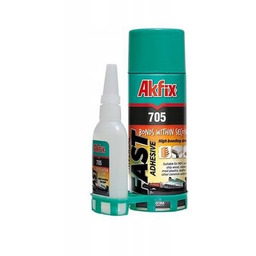 Akfix 705 klej CA średnio-gęsty 125g z aktywatorem