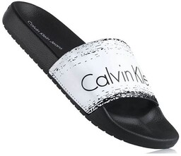 Klapki Męskie Calvin Klein Modne Młodzieżowe Basenowe Piankowe