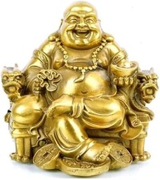 WEALTHCOMING Fengshui dekoracja śmiejący się posąg Buddy