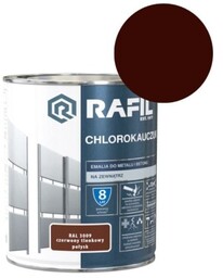 RAFIL Emalia Chlorokauczuk 0,75L czerwony tlenkowy RAL 3009