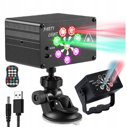 Projektor Dyskotekowy Kula Disco Kolorofon Rgb Laser