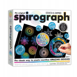 Spirograph zestaw do zdrapywania