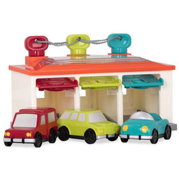 Garaż 3-stanowiskowy z autkami i kluczami Battat BT4581Z