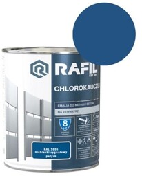 RAFIL Emalia Chlorokauczuk 0,75L niebieski sygnałowy RAL 5005