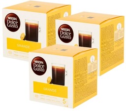 ZESTAW Kapsułki Nescafé Dolce Gusto Grande 3x16 sztuk