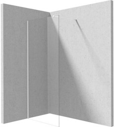 DEANTE Ścianka prysznicowa PRIZMA walk-in 100x195 bianco KTJ_A30P