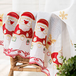 Markizeta NOELLE Firana gotowa na przelotkach, szerokość 140cm