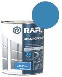 RAFIL Emalia Chlorokauczuk 0,75L niebieski jasny RAL 5012