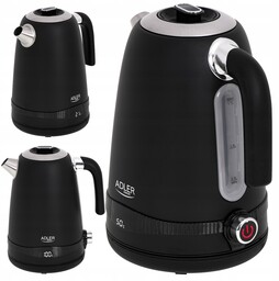Czajnik Elektryczny Adler AD1295B Czarny LCD 1.7L 2150W