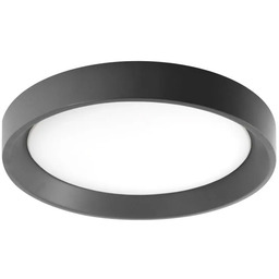 Lumes Czarny okrągły plafon LED - 4X E884