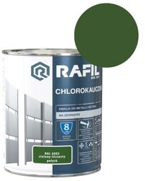 RAFIL Emalia Chlorokauczuk 0,75L zielony liściasty RAL 6002