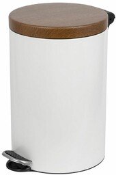Kosz pedałowy Alda Sherwood Freedom Fresh 12 l,biały,