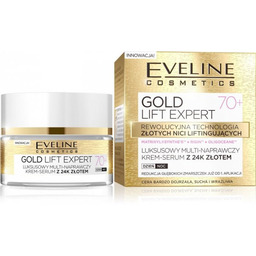 EVELINE Gold Lift Expert 70+ Luksusowy multi-naprawczy krem-serum