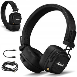 Słuchawki Nauszne Bezprzewodowe Marshall Major V Czarne Mikrofon