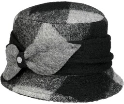 Kapelusz Wełniany Mavilea by Lierys, czarno-szary, One Size
