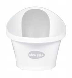 Shnuggle Wanienka dla Niemowlaka z Odpływem Baby Grey