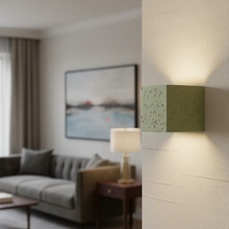 Kinkiet QUAD Beton zielona oliwka SL.1843 - Sollux