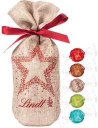 Zestaw Prezentowy Lindt LINDOR w płóciennym woreczku 800g