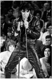 Pyramid International Comeback Special Elvis Presley Art Print,