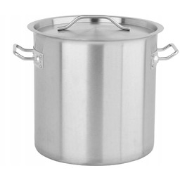 Garnek Wysoki Z Pokrywką Ze Stali Nierdzewnej 28X28