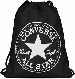 Converse Flash Gymsack, torba gimnastyczna dla dorosłych, czarna,