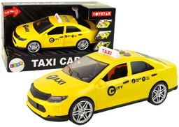 Auto taxi pojazd 1:14 światło i dźwięk żółte