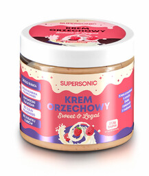 Supersonic Krem orzechowy biała czekolada z malinami 160