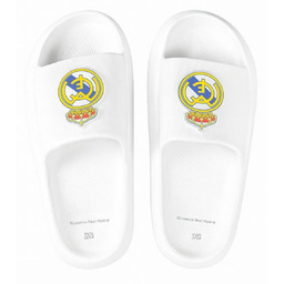 Real Madryt Klapki Beach Pool Flip Flops White
