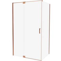 Kabina prysznicowa prostokątna ALLURIA BRUSHED COPPER 90x80x200 TER-0165