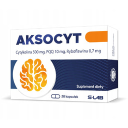 S-LAB Aksocyt 30 kapsułek Cytykolina PQQ Ryboflawina