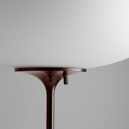 Lampa Podłogowa GUBI, Stemlite, ściemnialny, czerwony, salon, metal,