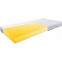 Materac piankowy 110x200 średnio twardy ergonomiczny 16 cm