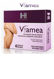 Viamea - Wzmocnienie Libido - Kapsułki 4szt. 100%