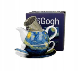 Tea for one filiżanka imbryk Gogh filtr sitko