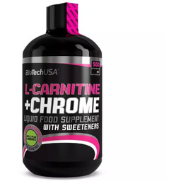 BioTech, Suplement diety, L-Carnitine + Chrome, 500 ml
