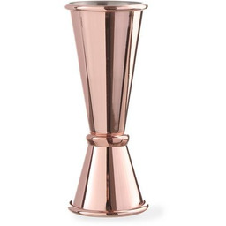 MIARKA BARMAŃSKA 25/50mm Z PIERŚCIENIEM KOLOR MIEDŹ JIGGER