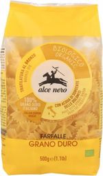 MAKARON (SEMOLINOWY) FARFALLE BIO 500 G ALCE NERO