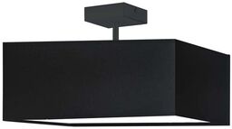 Plafon LED czarny kwadrat ALBA - kolor czarny
