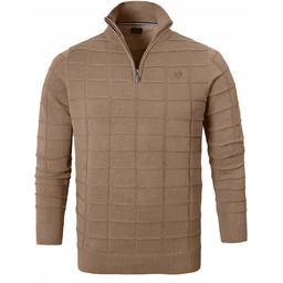 Elegancki Sweter Męski (Zamek) - Pako Jeans -