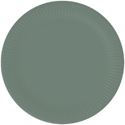 Talerzyki papierowe szałwiowym - 18 cm - 6